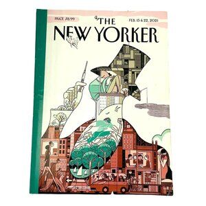 The New Yorker Magazine u February 15 22 2021 Eustace Tilley at u Ninety Six Ser